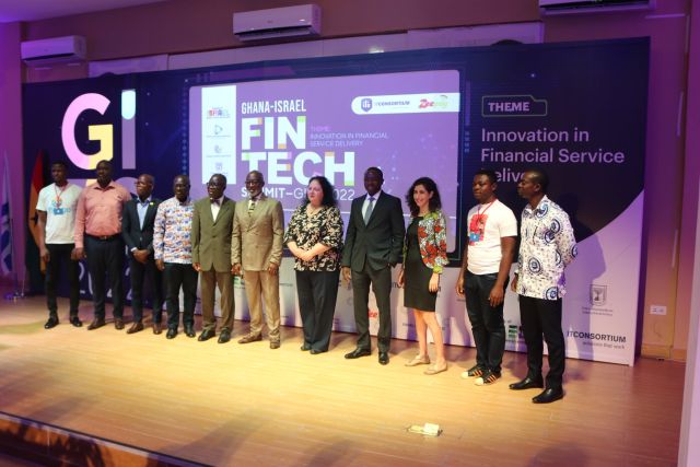 H. E. Shlomit Sufa with Guest Speakers at the Ghana-Israel Fintech Summit 